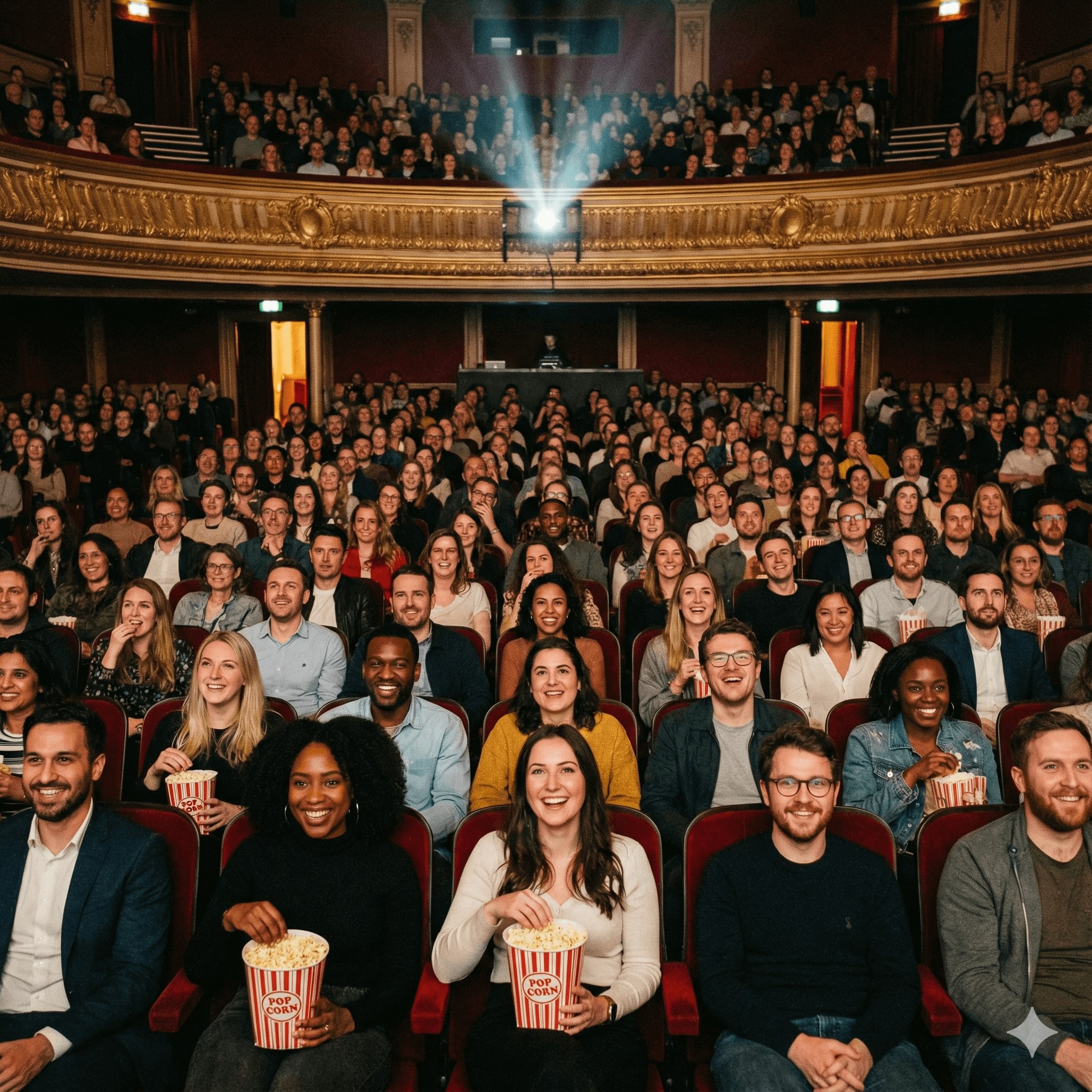 image of crowd at movie event